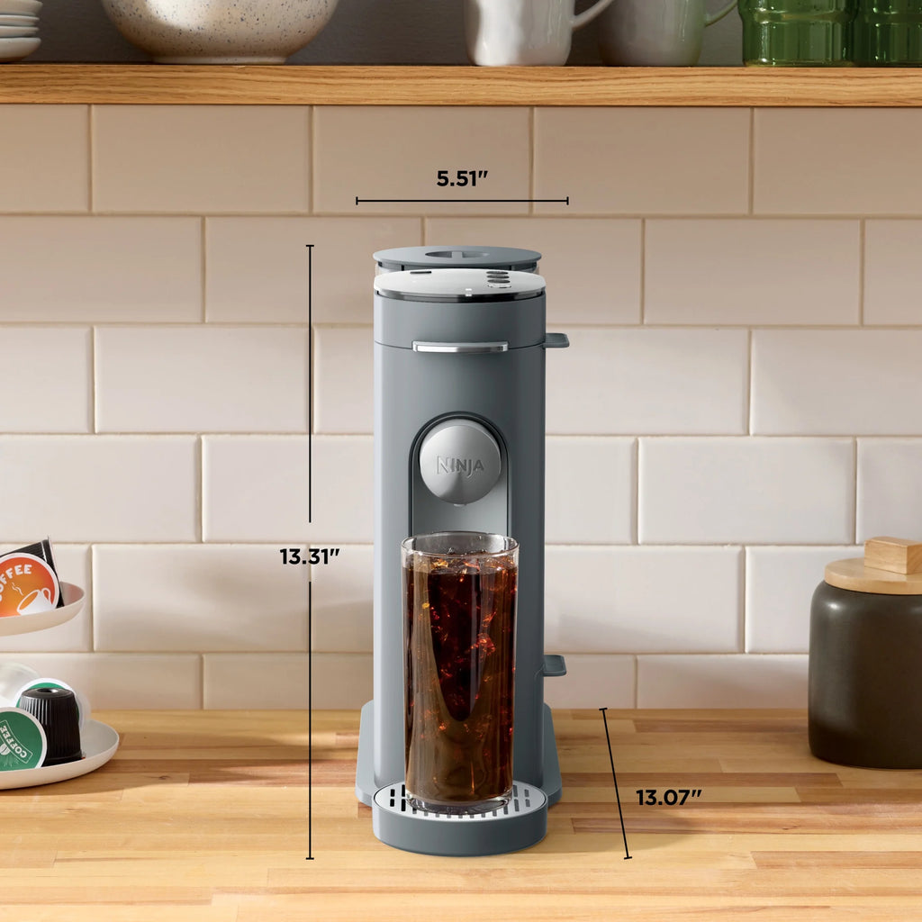 Ninja Pods & Grounds Single-Serve Coffee Brewer, Steam Grey