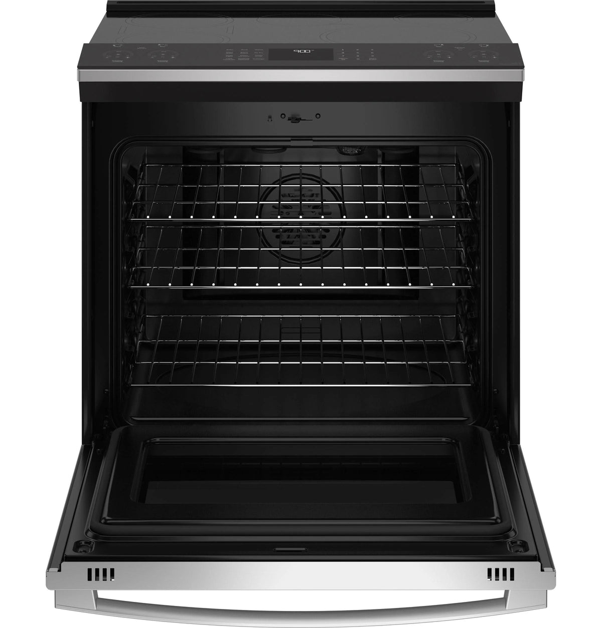 GE Profile 30 in 5.3 cu ft Slide-In Electric Induction Range in Stainless Steel
