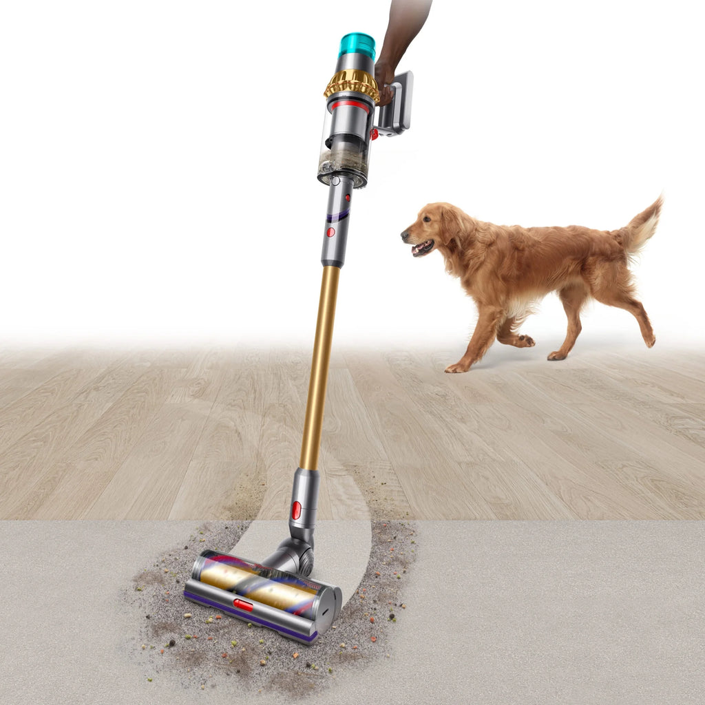 Restored Premium Dyson V15 Detect Vacuum | Iron/Gold (Refurbished)