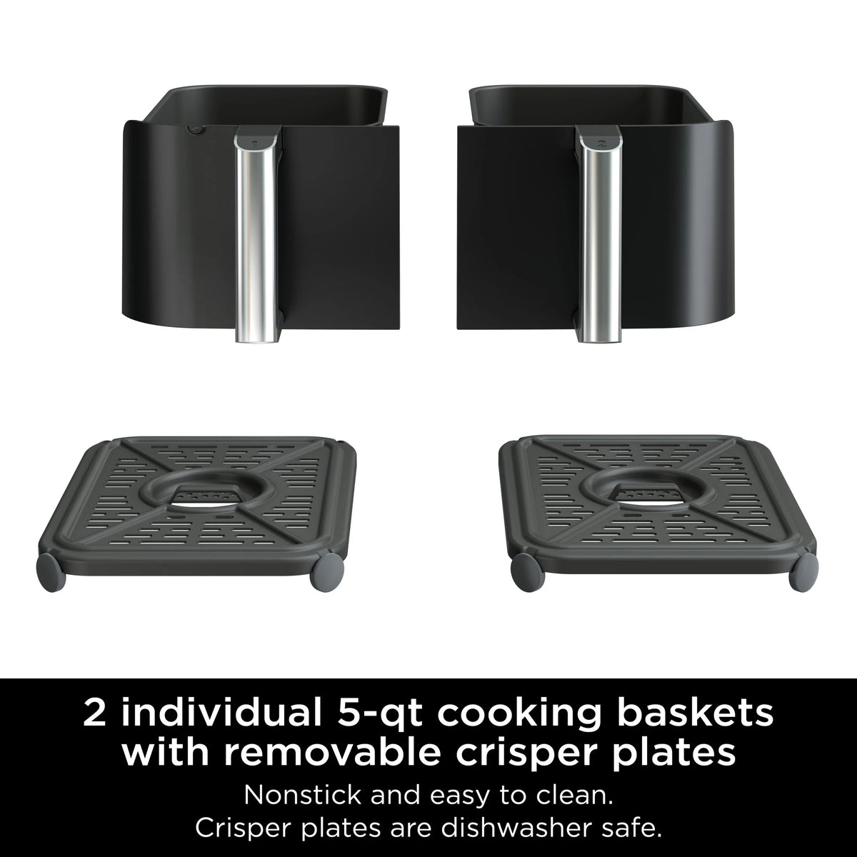 Ninja?? Foodi?? 6-in-1 Smart 10-qt. 2-Basket Air Fryer