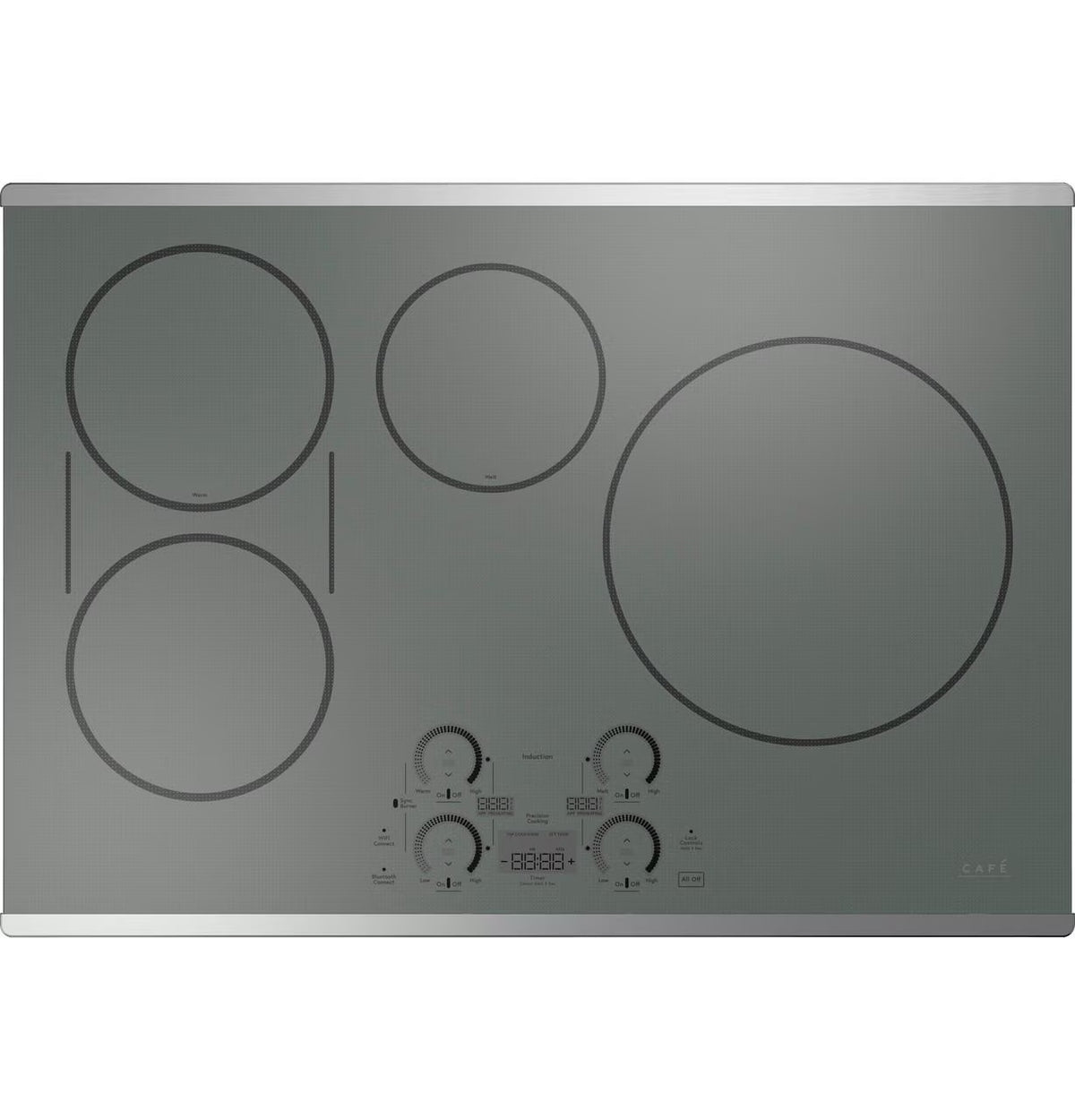 Cafe Chp9030 30" Wide 4 Burner Induction Cooktop - Stainless Steel