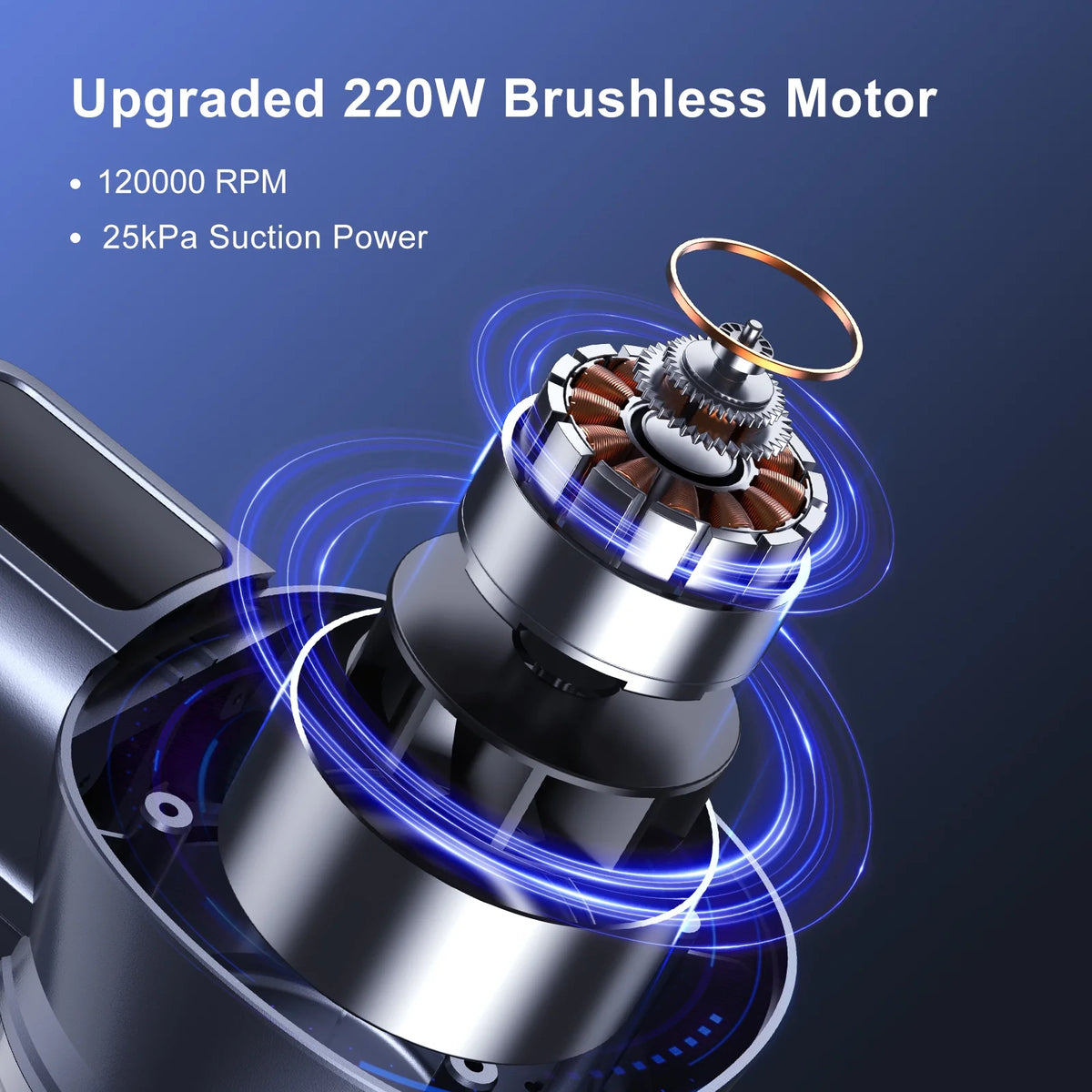 Lubluelu Free-Standing Vacuum Cleaner 25KPa,Powerful Lightweight Cordless 6 in 1 Stick Vacuum Cleaner for Carpet Floor Pet Hair Home