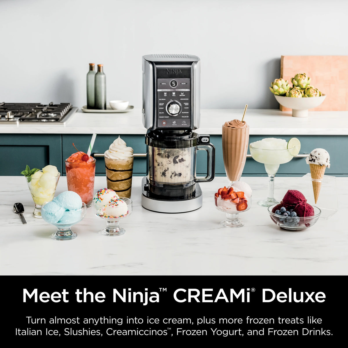 Ninja CREAMi Deluxe 11-in-1 Ice Cream and Frozen Treat Maker, NC501