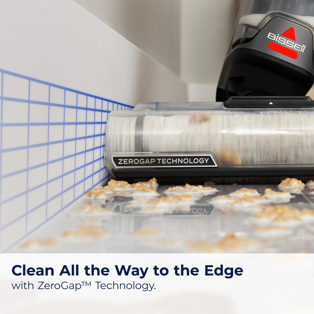 BISSELL CrossWave OmniEdge, Cordless, Wet Dry Vacuum, for Tile, Sealed Wood Floors, Laminate, and Area Rugs, Zero Gap Technology, Easy Cleaning, Two Tank Technology, 4125W
