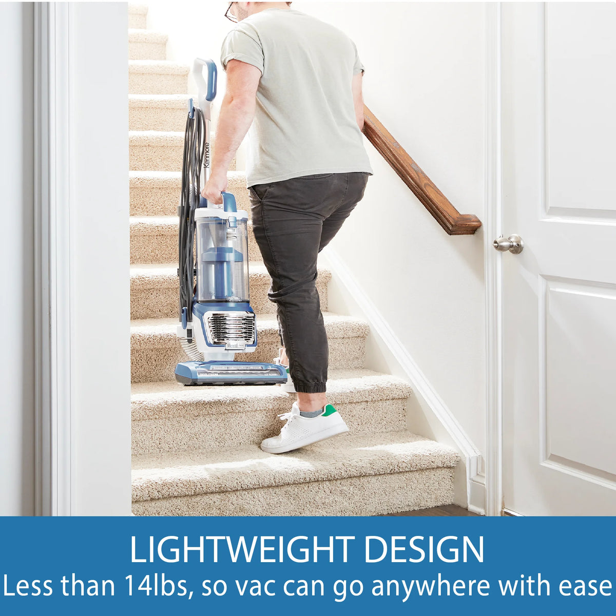 Kenmore AllergenSeala?�� Bagless Upright Multi Surface Vacuum with Hair Eliminator?? Brushroll a?? DU2109