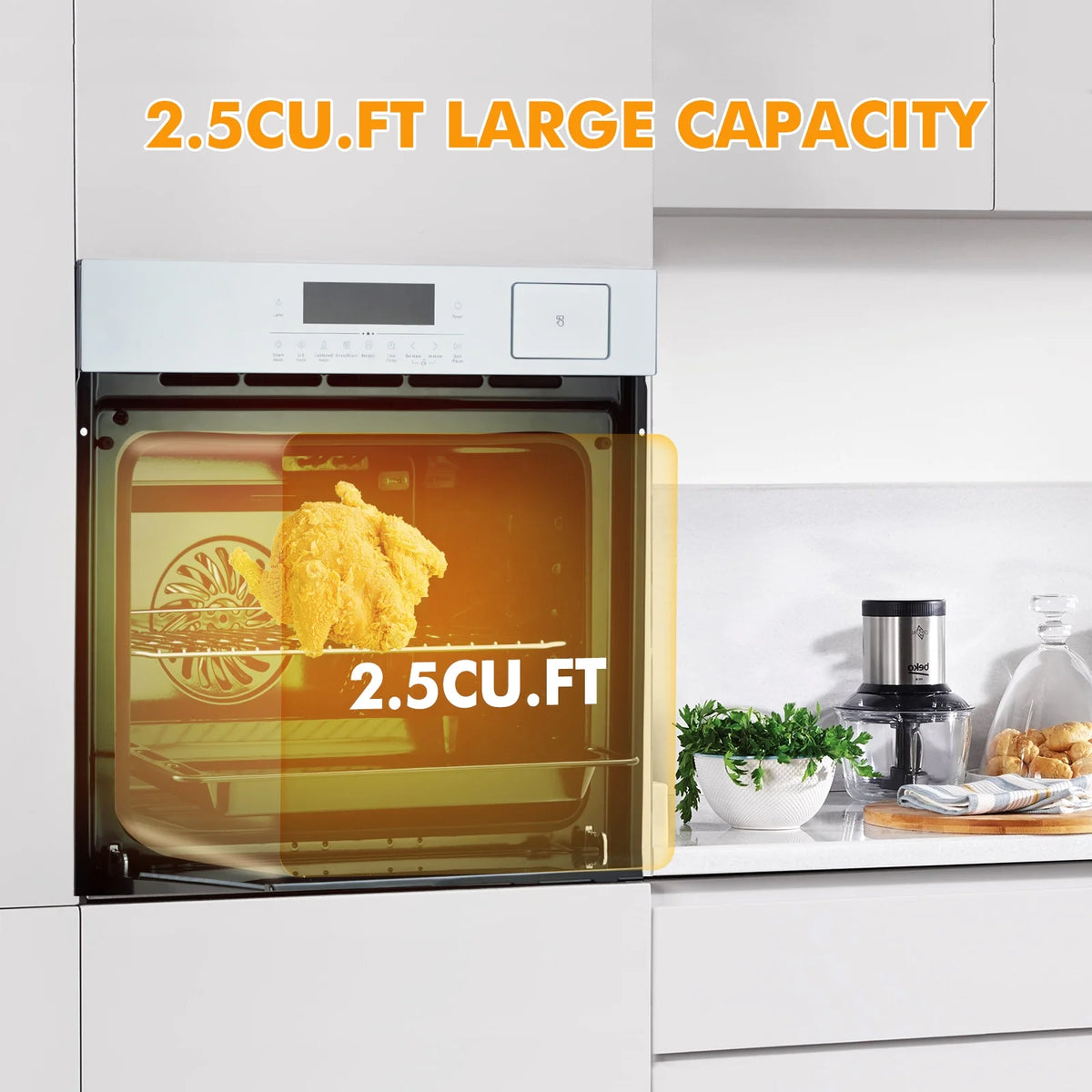 Tzou 24" 3000W Electric Single Wall Oven