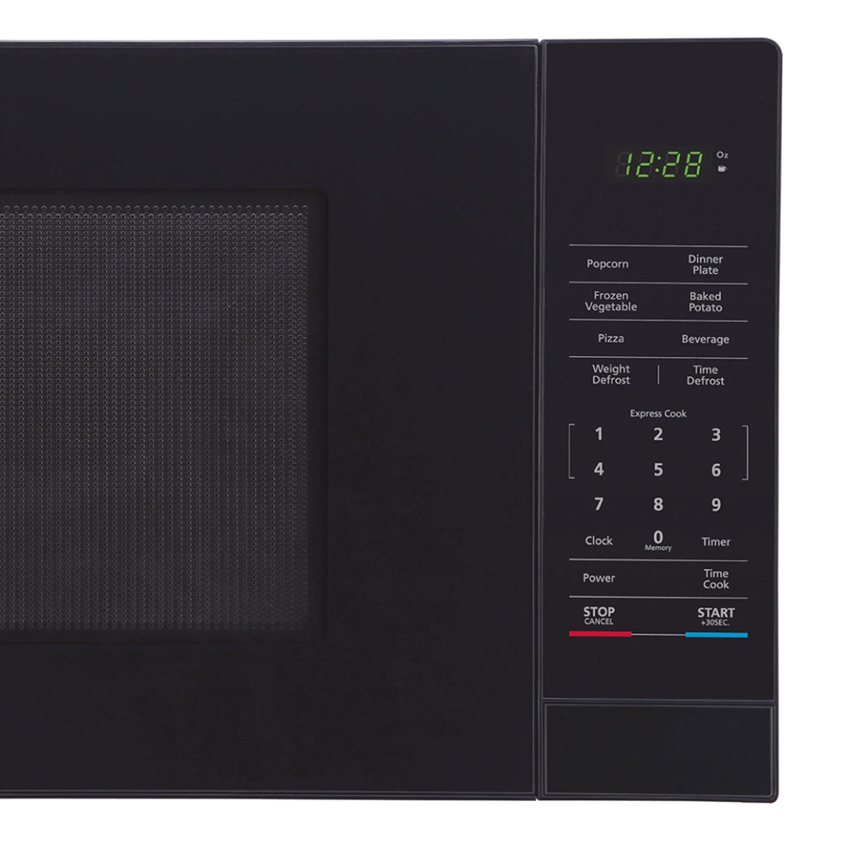 Magic Chef 1.6 Cu. ft. 1100W Countertop Microwave Oven with Push-Button Door in Black, New