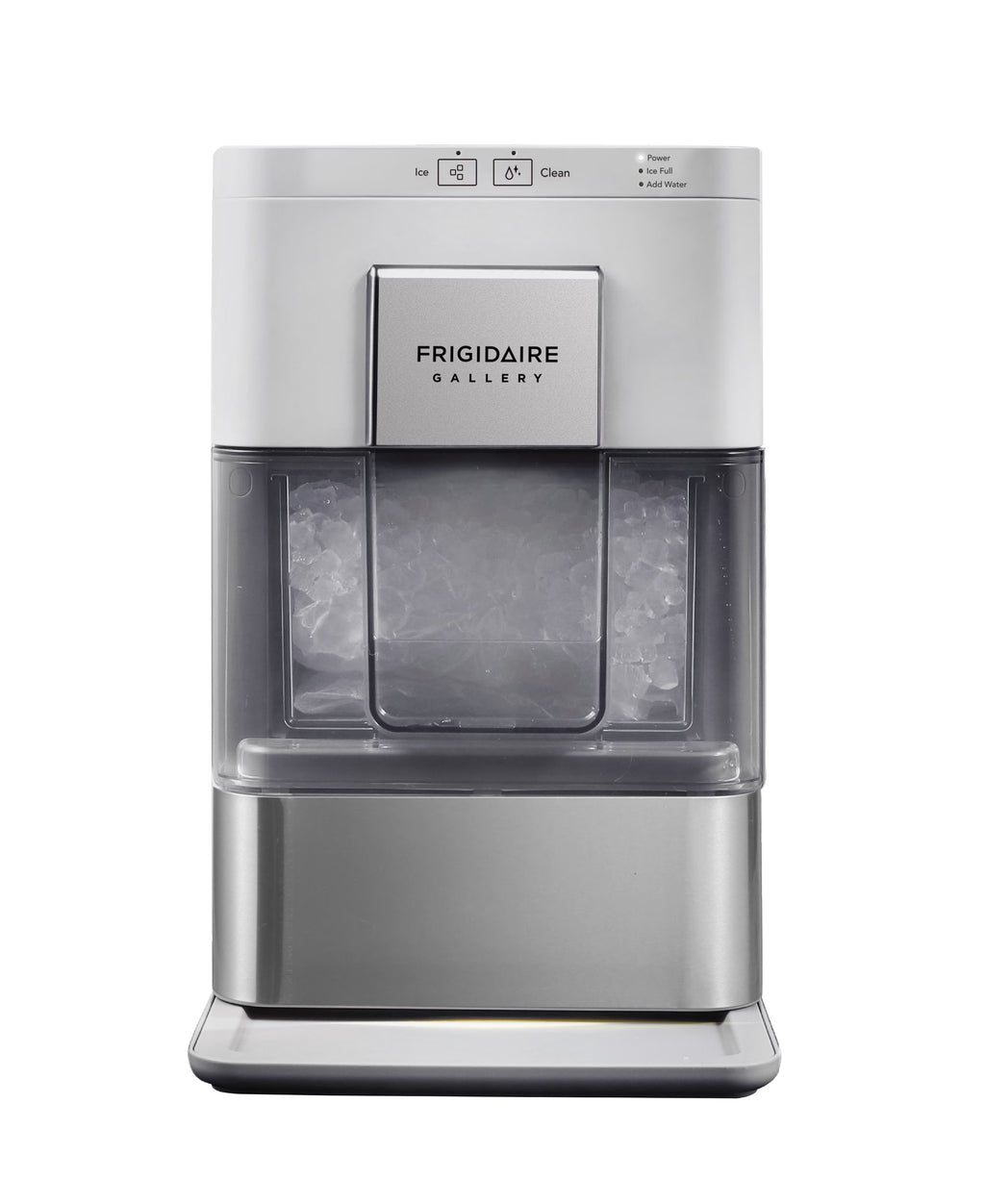 Frigidaire Nugget Ice Maker EFIC256, Countertop Nugget Ice Machine with Transparent Window, Nugget Ice Maker with 44 lbs. Capacity, Auto Self Cleaning Ice Maker Machine, Black