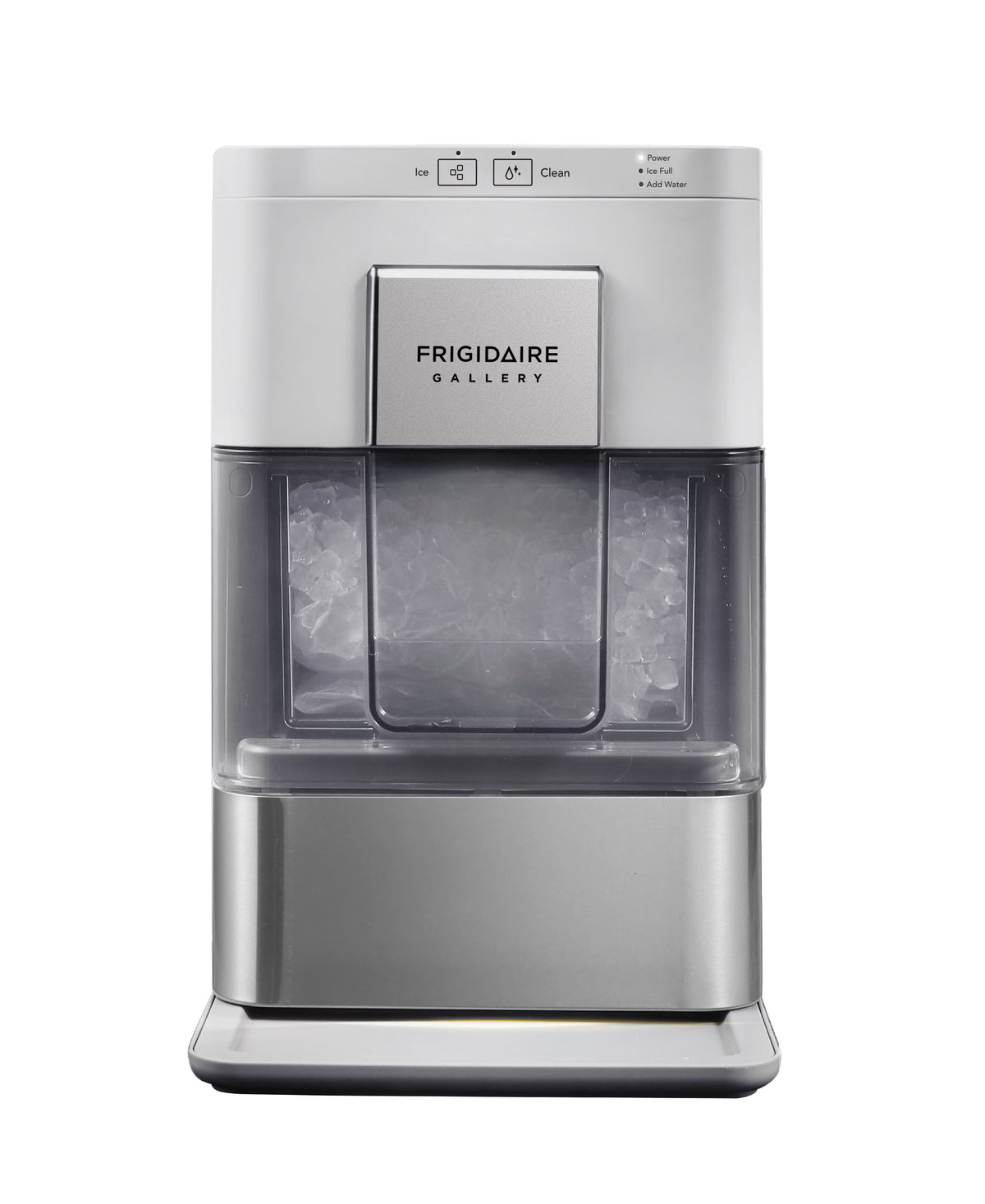 Frigidaire Nugget Ice Maker EFIC256, Countertop Nugget Ice Machine with Transparent Window, Nugget Ice Maker with 44 lbs. Capacity, Auto Self Cleaning Ice Maker Machine, Black