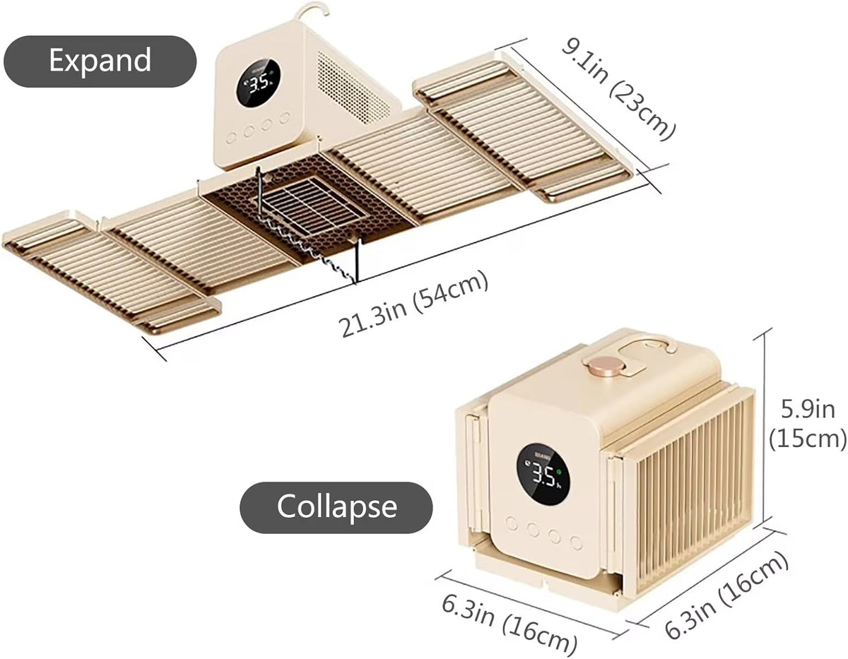 One ColorPortable Clothes Dryer with 15 Mins Quick Drying, Small/Compact Dryer Machine, Clothes Dryer Electric for Apartments Travel Dorm RVs