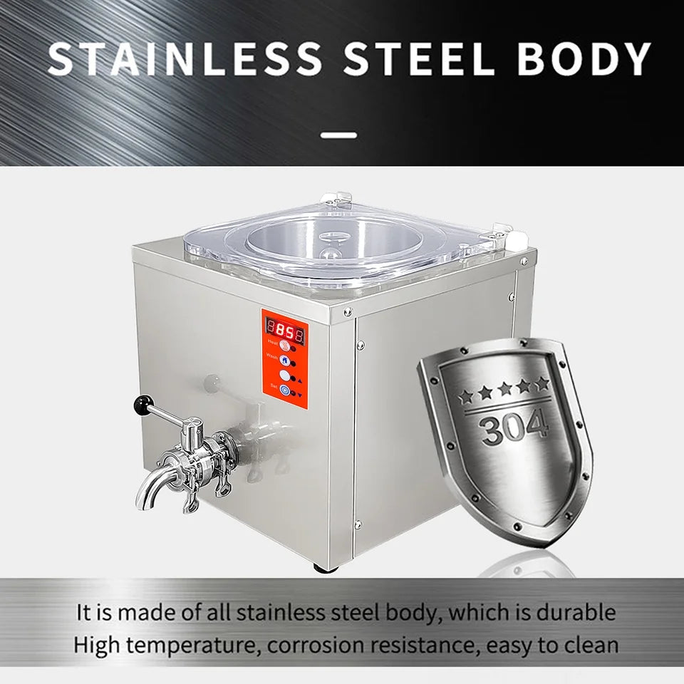 Kolice Commercial Milk Pasteurization Machine, Gelato ice Cream Mix Pasteurizer, Juice Pasteurization Machine,Sterilization Dairy Equipment