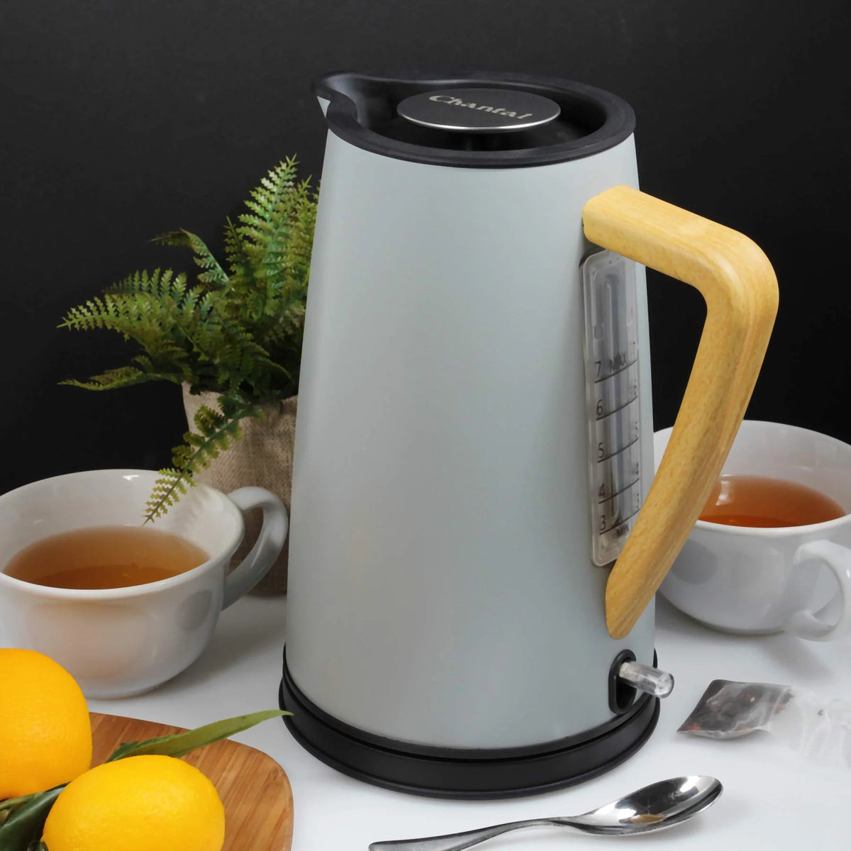 Chantal 1.8-Quart Oslo Ekettle Electric Water Kettle (Matte Fog Gray)