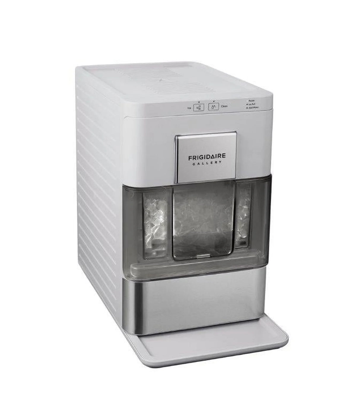 Frigidaire Nugget Ice Maker EFIC256, Countertop Nugget Ice Machine with Transparent Window, Nugget Ice Maker with 44 lbs. Capacity, Auto Self Cleaning Ice Maker Machine, Black
