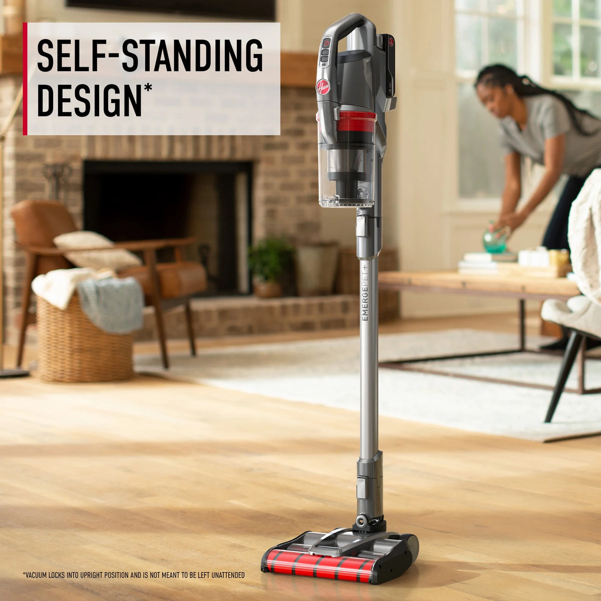 Hoover ONEPWR Emerge Pet Cordless Stick Vacuum Cleaner with All Terrain Dual Brush Roll Nozzle, BH53602V, New, Lightweight, Powerful Suction, Pet Hair, Hard Floor, Carpet, HEPA Filter