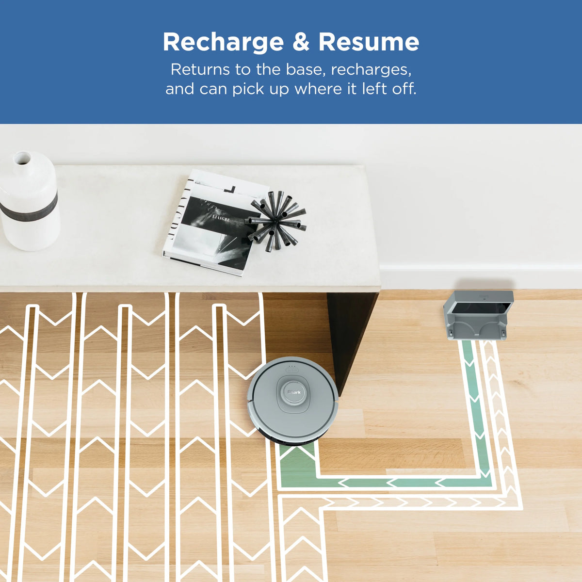 Shark IQ Robot Vacuum, Multi-Surface Carpets & Hard Floor Cleaning, Precision Home Mapping