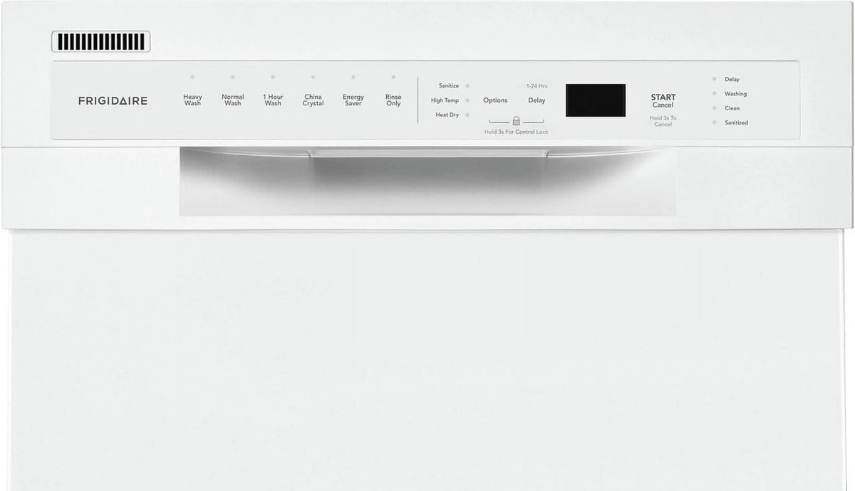 Frigidaire FFBD1831UW 52dBa White 18 inch Built-in Dishwasher