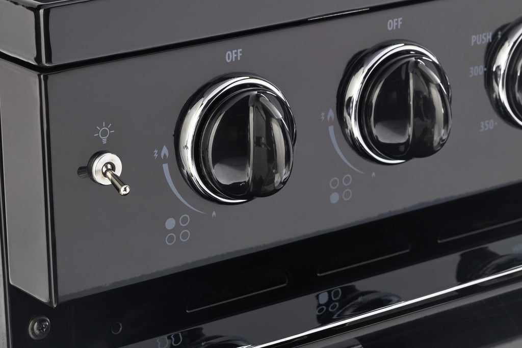 Unique Classic Retro 24" 2.9 cu/ft Freestanding Gas Range with Convection Oven and Sealed Burners