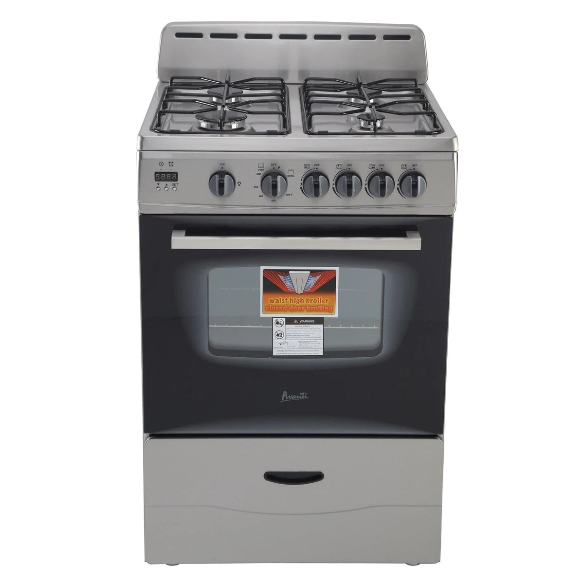 AVANTI GR2414CW 24" free standing gas range