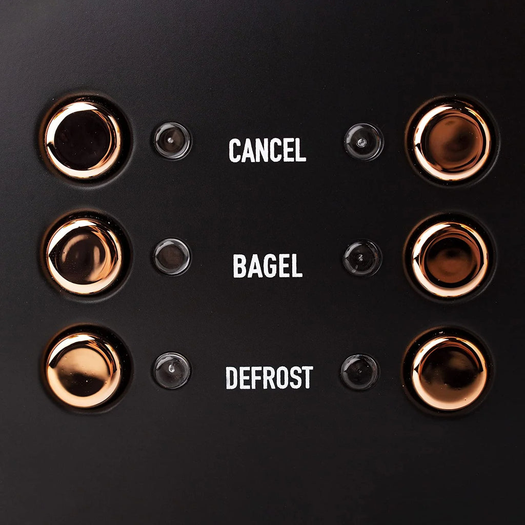 Haden Heritage 1500 1.7 Electric Kettle, Matte Black Finish with Copper Accents