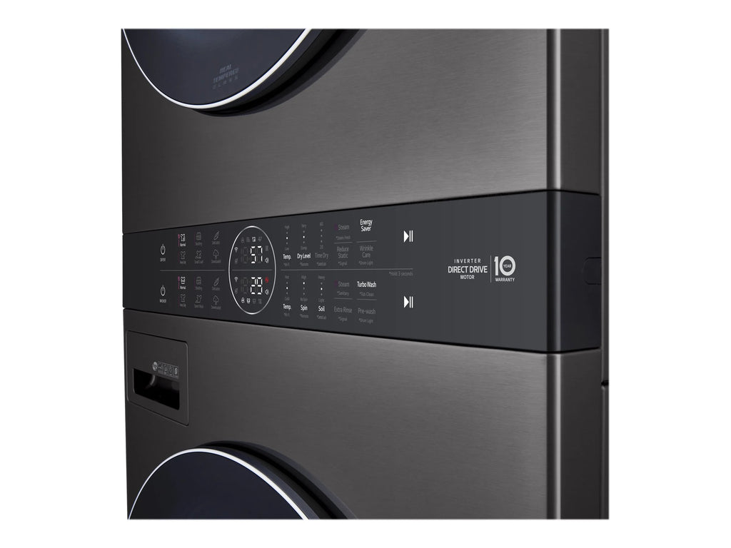 LG WashTower? 4.5 cu ft High-Efficiency Front Load Washer & 7.4 cu ft Gas Dryer Set, White