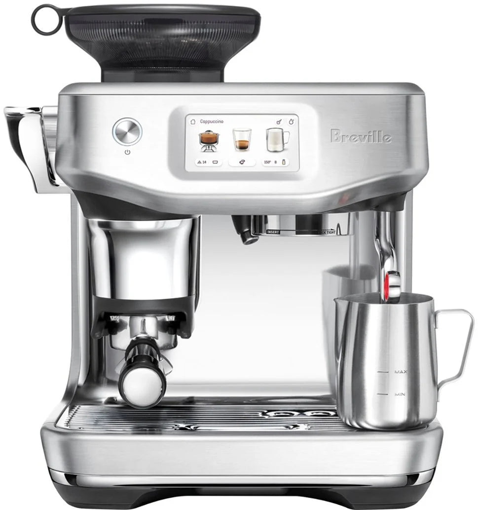 Breville Barista Touch Impress, 1-Cup Brushed Stainless Steel Espresso Machine