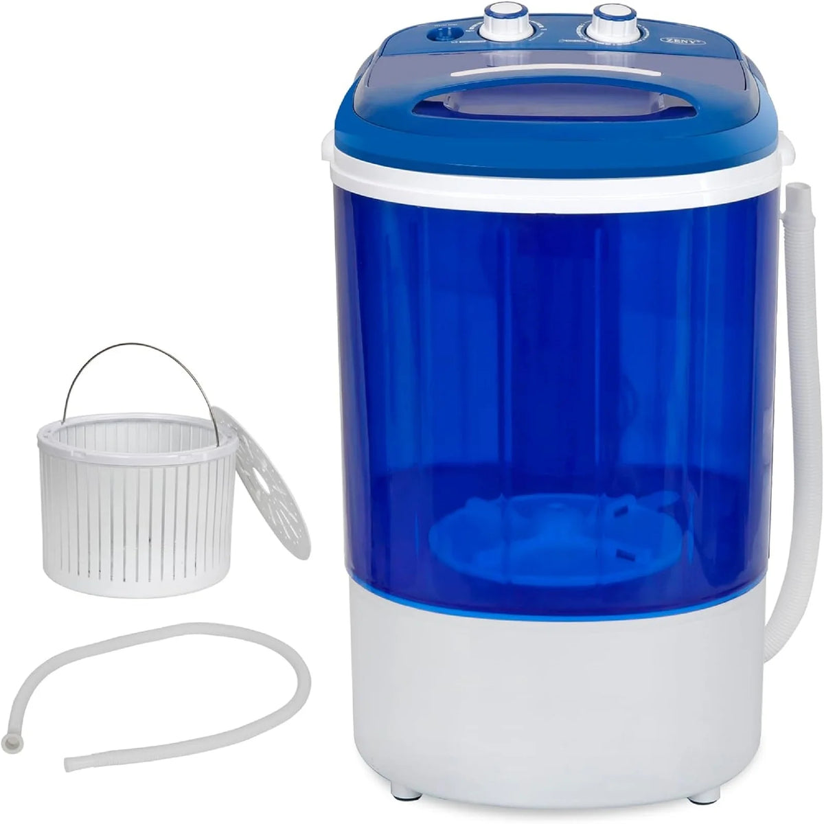 HJYURY Semi automatic mini washing machine 7.9 pounds portable washing and shaking integrated small washing equipment