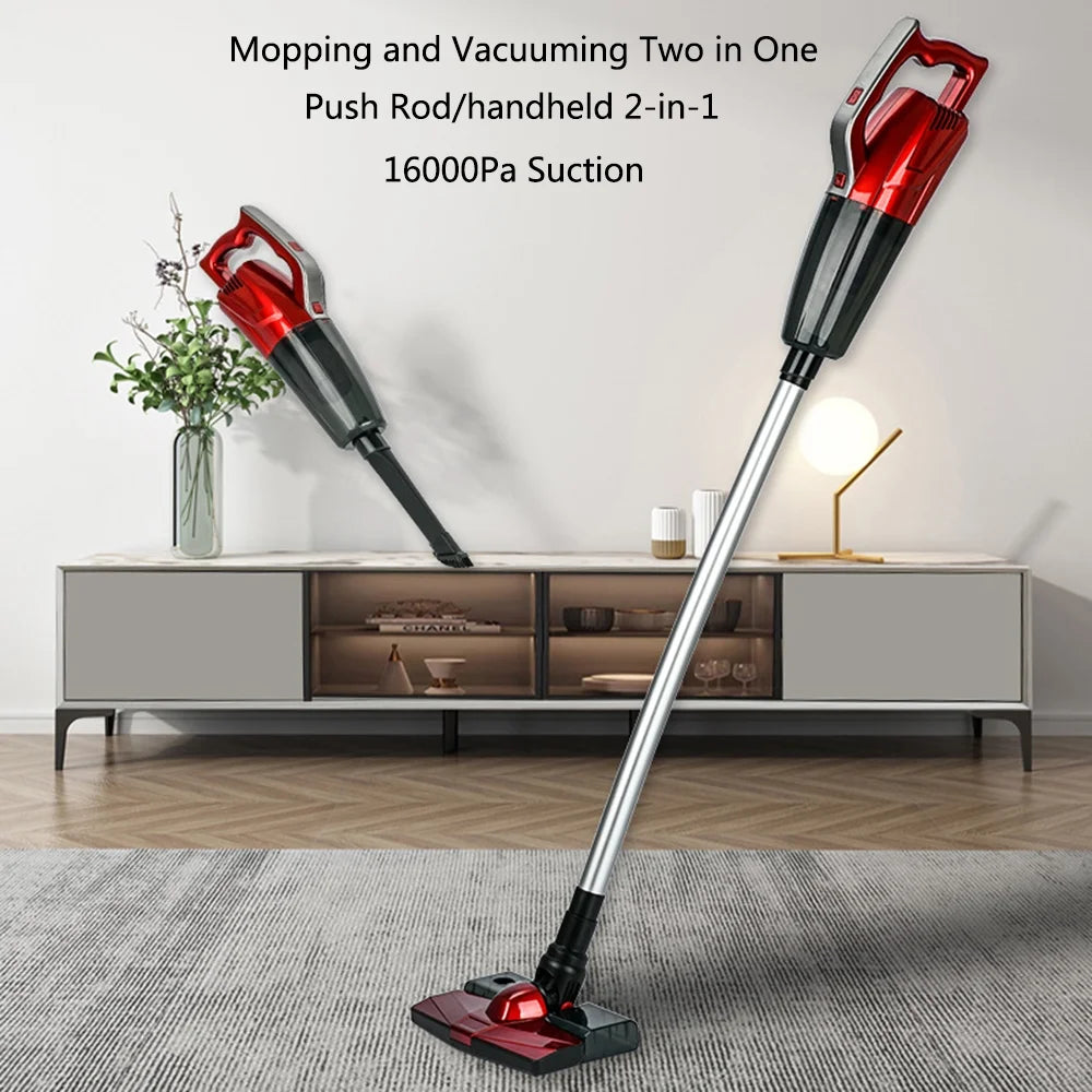 Cordless Wet Dry Vacuum Cleaner and Mop All in One, Lightweight Powerful Stick Vacuum Cleaner and Mop, One-step Cleaning, Rechargeable Upright Vacuum Cleaner for Home Hard Floor Pet Hair