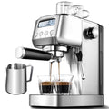 Sunmaki 20 Bar Espresso Machine, Compact Cappuccino Machines for Home Gifts, Stainless Steel