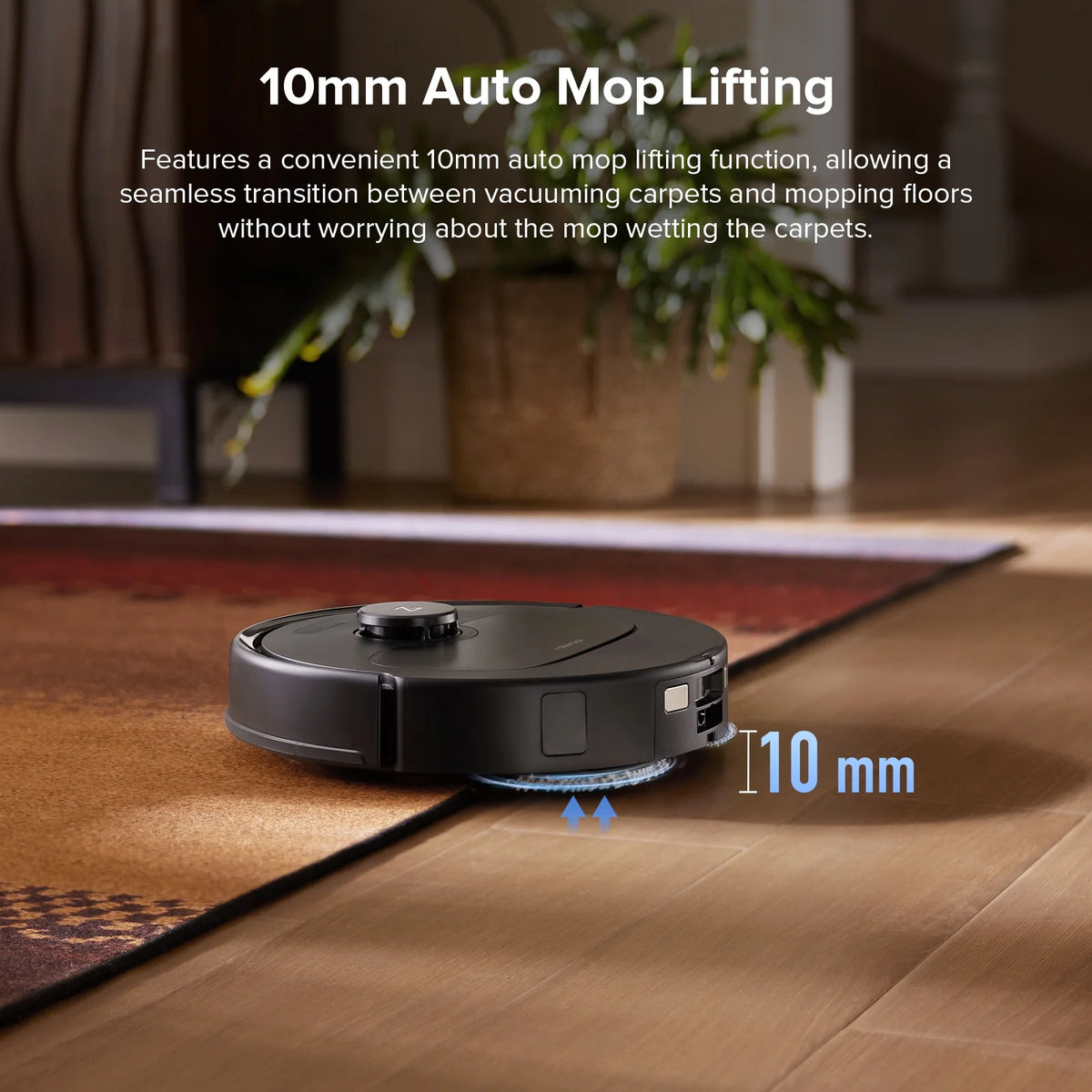 Roborock Qrevo Series Robot Vacuum and Mop, 10,000Pa Powerful Suction (QV 35S), Self Emptying & Refilling, Self Mop Washing & Air Drying