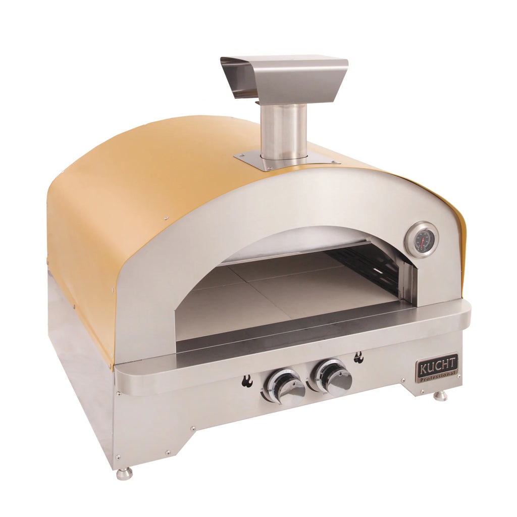 NAPOLI Outdoor Portable Propane Gas Pizza Oven in Yellow