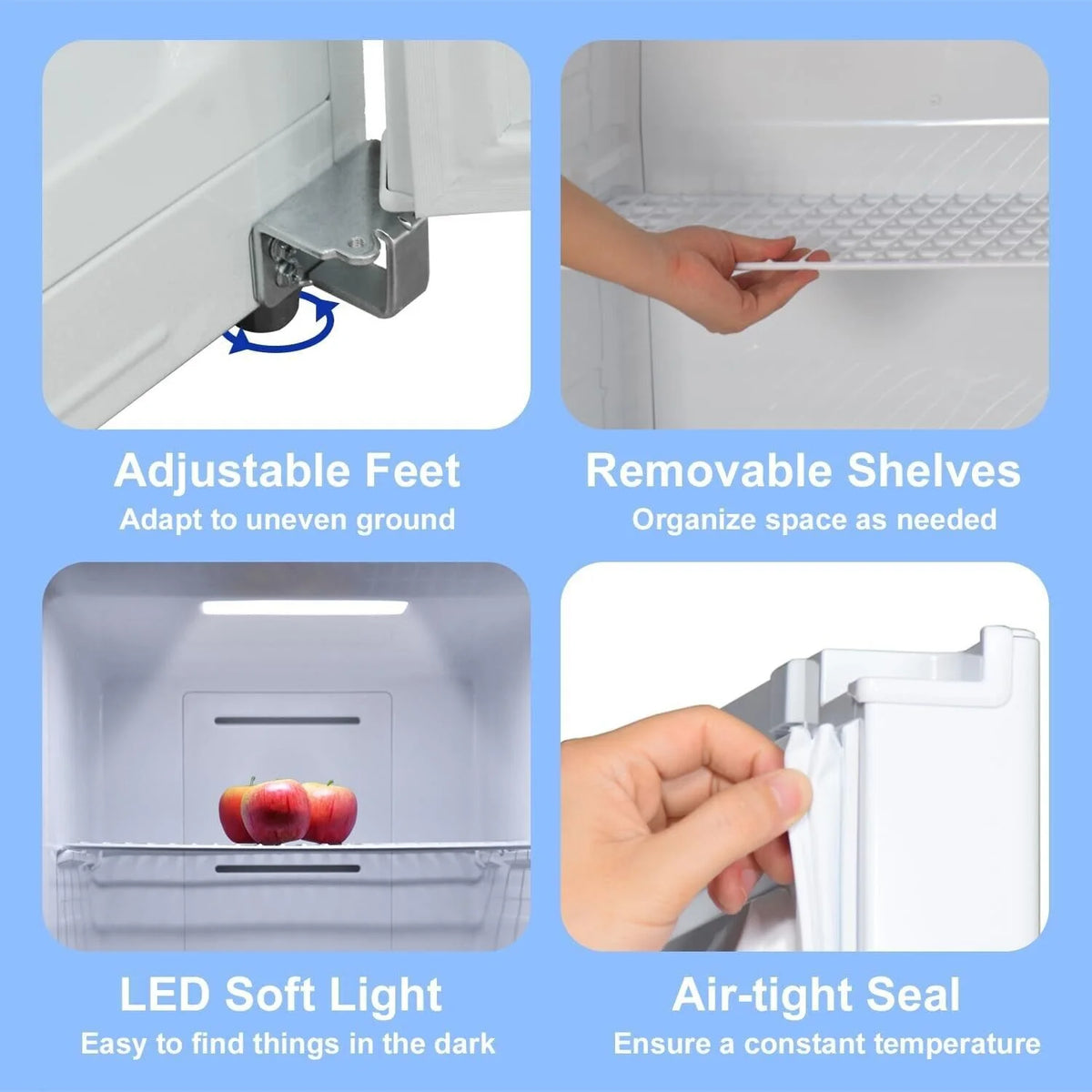 SMAD 13.8 Cu ft Dual Mode Digital Control Convertible Uprigh Freezer/Refrigerator