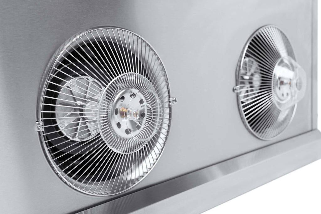 Hauslane Chef Series C100 30-inch Under Cabinet Range Hood, Stainless Steel, Energy Efficient LED, 6 Inch Duct