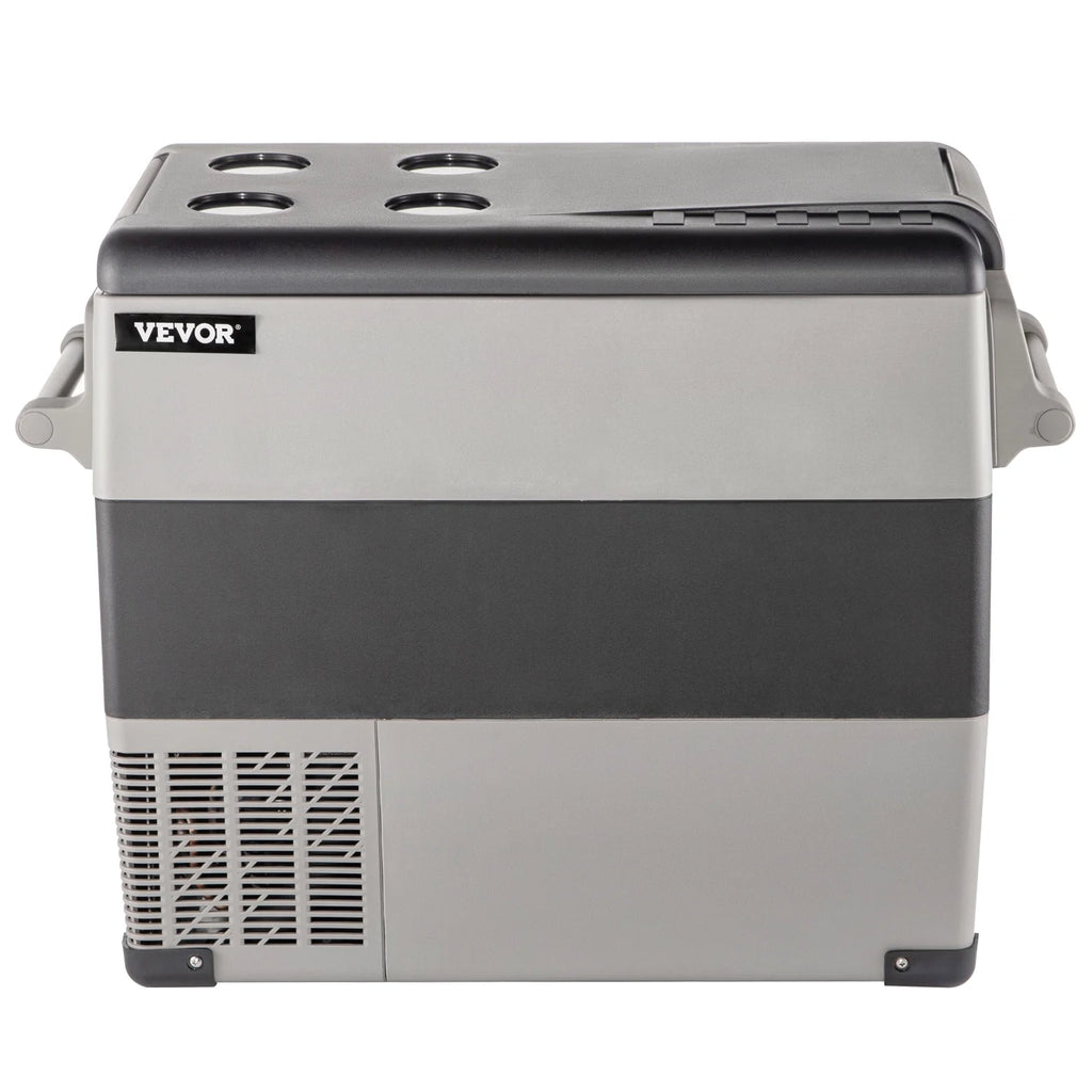 BENTISM 22L Portable Car Refrigerator, 23 Quart RV Fridge, 12/24V DC & 110-240V AC Vehicle Car Truck Boat Mini Electric Cooler for Driving Travel Fishing Outdoor and Home Use