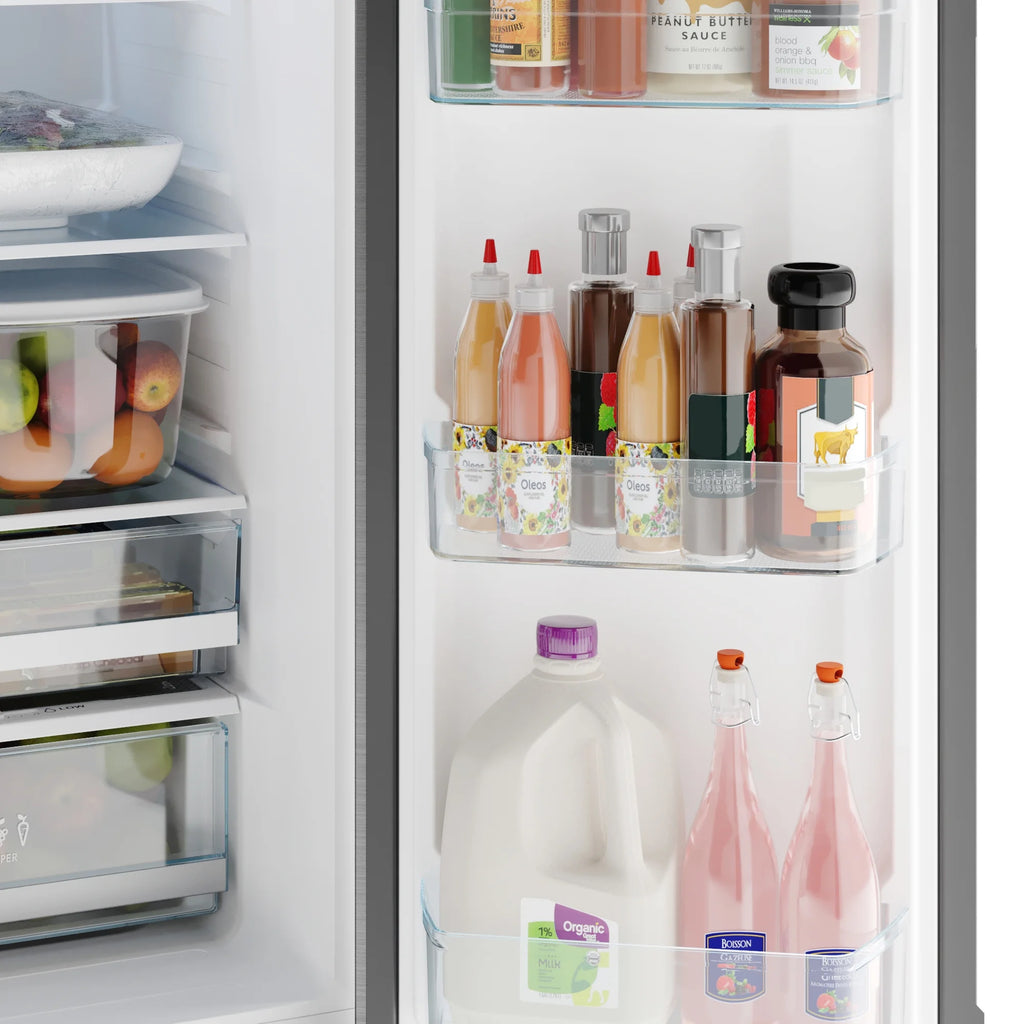 Kenmore 20.3 Cu. ft. Capacity Counter-Depth French Door Refrigerator and Freezer with Ice Maker, Stainless Steel