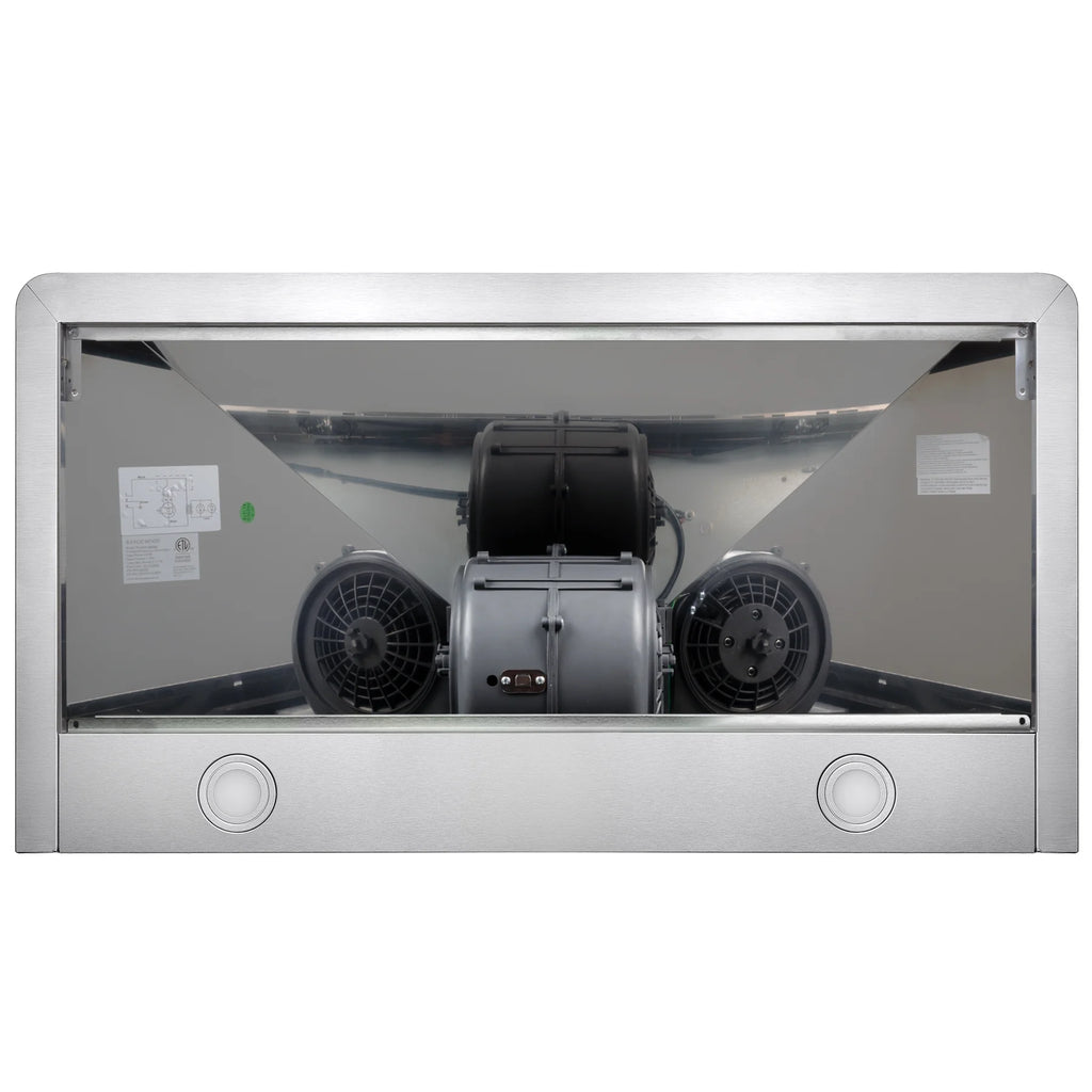 AKDY 30" European Stainless Steel Wall Mount Range Hood with Touch Control Panel