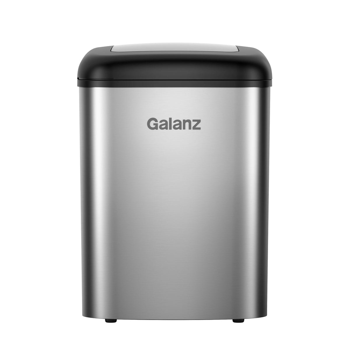 Galanz Portable Countertop Electric Maker Machine 26 lbs in 24 Hours, 9 Bullet Shaped Cubes Ready in 9 Minutes, 2 Ice Sizes, Perfect for Parties & Home Bar, 2.1 L, Retro Red