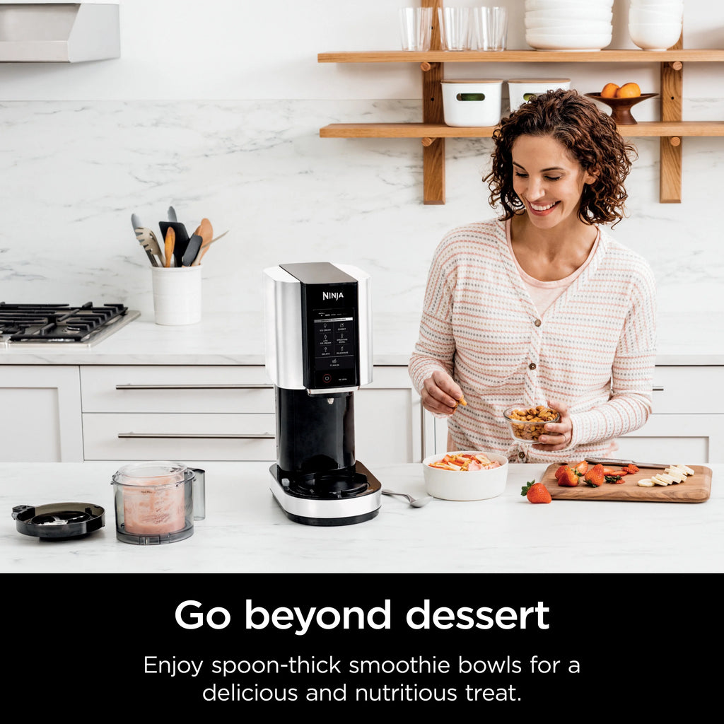 Ninja?? CREAMi??, Ice Cream Maker and Frozen Treat Maker with 7 One-Touch Programs, NC300WMWH