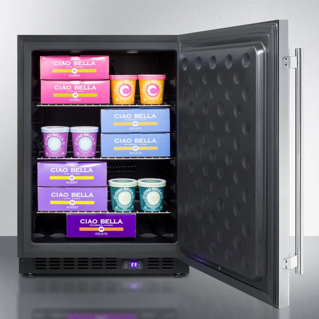 SUMMIT 24" Wide Outdoor All-Freezer