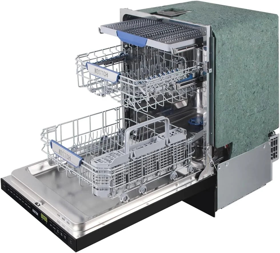 Large Capacity 24 inch Top Control Built-In Dishwasher with Third Rack �C ENERGY STAR Certified, 47-dBA Ultra-Quiet, Stainless Steel (Stainless Steel)