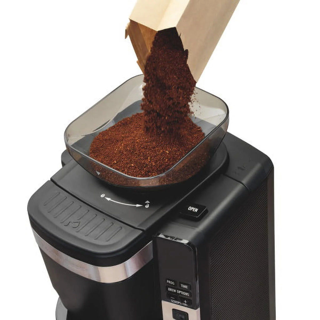 Hamilton Beach? Auto Grounds Dispensing Coffee Maker | Model# 45400