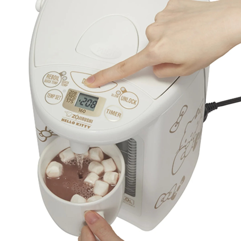 Zojirushi CD-WCC30KTWA Micom 3.0 Electric Kettle, Hello Kitty Collection White with Automatic Shut-Off