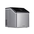 Newair Portable Countertop 40lb Clear Ice Maker Machine, Stainless Steel
