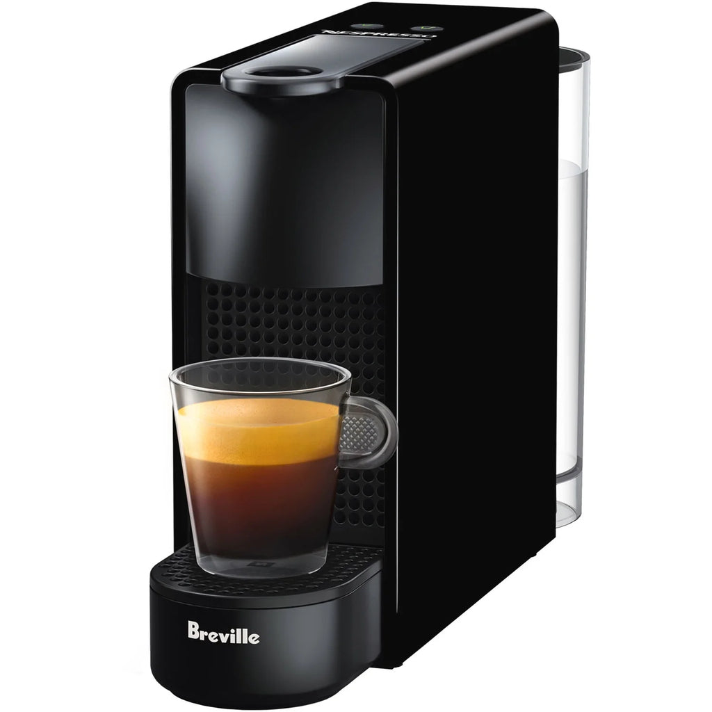 Breville New  Nespresso Essenza Mini Single-Serve Machine Aeroccino Milk Frothier, Black