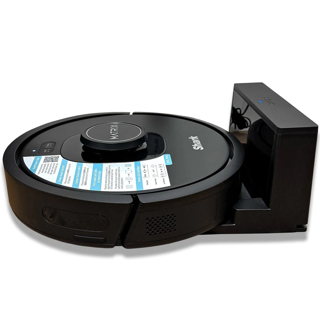 Shark RV2310 Matrix Robot Vacuum with Self-Cleaning Brushroll, Pet Hair Removal, Precision Mapping, Wi-Fi, Black/Silver, 0.5 Quarts (New)