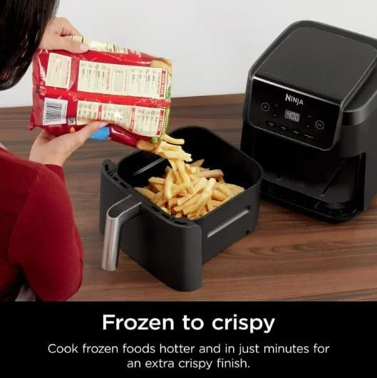 Restored Ninja Air Fryer Pro XL 6.5-QT Basket Air Fryer, 4-in-1 Functionality, Air Crisp Technology, Nonstick, Black (Refurbished)