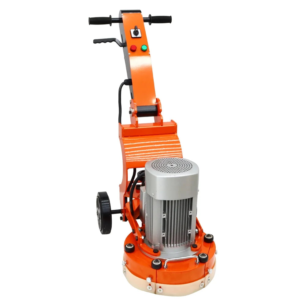 TECHTONGDA Floor Grinding and Trimming Machine Concrete Floor Grinder Polisher Machine Heavy Duty Hand-Push Concrete Grinding Machine 220V