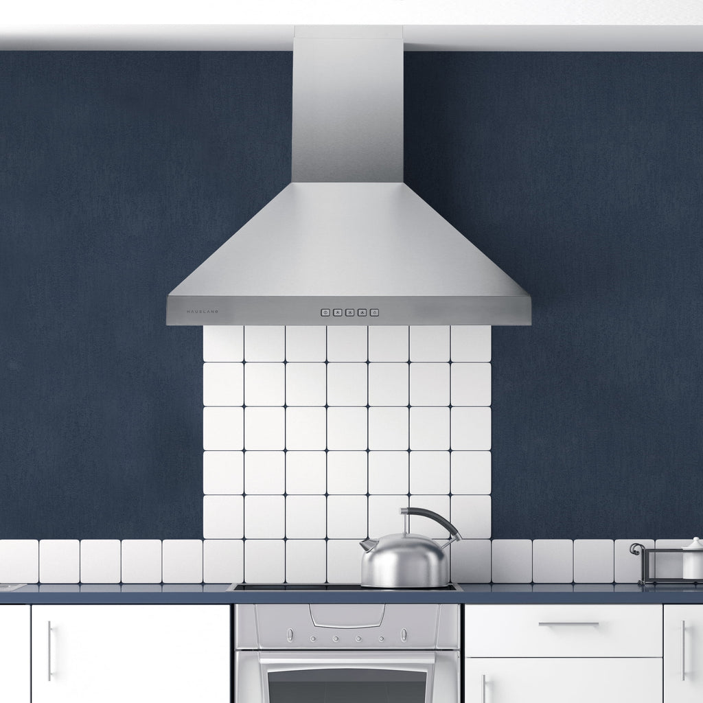 Hauslane Chef Series PRO Model WM-530 36" Wall Mount Chimney Range Hood 120 Volts Ducted or Ductless in Stainless Steel