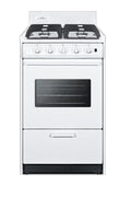 20" Wide Gas Range, Sealed Burners