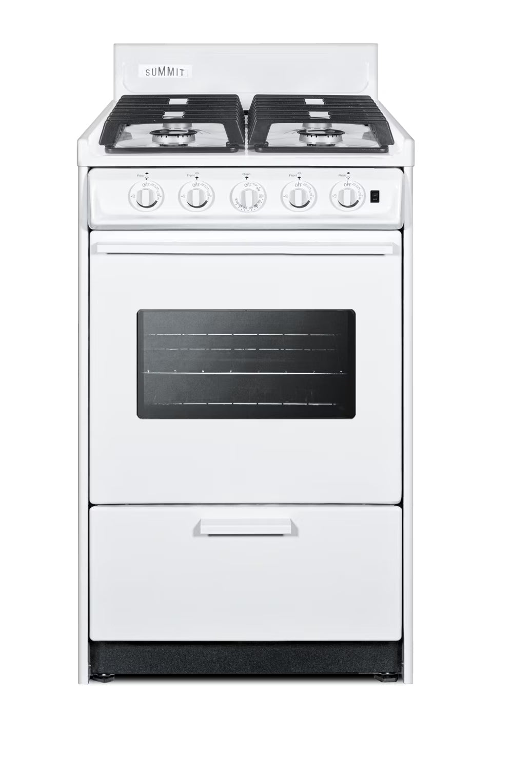 20" Wide Gas Range, Sealed Burners