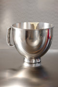 KitchenAid K5THSBP Tilt-Head Mixer Bowl with Handle, Polished Stainless Steel, Polished Stainless Steel, 5-Quart